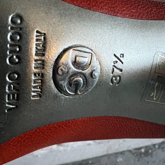 Dolce & Gabbana Vero Cuoio Burnt Orange Pointed Toe High Heel Stilettos Size 7 - Picture 4 of 4